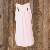 Dock Diving Dogs Tank Top, Pink Flowy Racerback, Funny Shirt