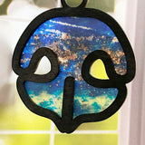 Wood & Stained Glass Dog Nose Sun Catcher - Perfect for Puppy Lovers!