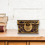 Paw Print Hinged Wood Box | Memorial Box | Jewelry Box | 6" x 4" x 3.5"