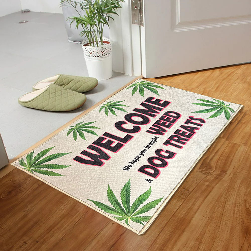 Funny Sorry Stoned Tan Marijuana Welcome Doormat Outdoor Floor Rug Wee