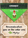 Springtime Gnomes / Over the Collar Dog Bandana
