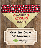 Mobile Kissing Booth Dog Bandana – Stylish & Playful Pet Accessory!