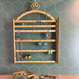 Hanging Jewelry & Earring Holder with Cat Paw Print