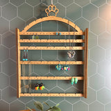Hanging Jewelry & Earring Holder with Cat Paw Print
