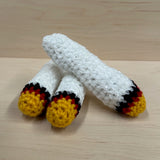 Cat Weed Joints / Crinkle Catnip Crocheted Toys