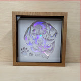 Dachshund Delight Lightbox: Warm up Your Space with Adorable Puppy Glow