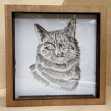 WhiskerWonder Short Hair Cat Lightbox – Enchanting Feline Delight for Your Space