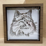 Whisker Glow Lightbox: Illuminate Your Space with Luminous Feline Elegance