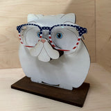 Purr-fectly Chic: Persian Cat Eyeglass Holder - A Feline Fashion Statement for Your Specs!