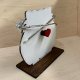 Purr-fectly Chic: Persian Cat Eyeglass Holder - A Feline Fashion Statement for Your Specs!