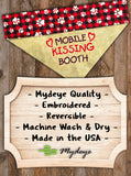 Mobile Kissing Booth Dog Bandana – Stylish & Playful Pet Accessory!