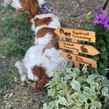 Wood Garden Sign - Varmint Crossing