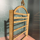 Hanging Jewelry & Earring Holder with Cat Paw Print