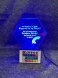 LED Rainbow Bridge Pet Memorial