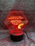 LED Rainbow Bridge Pet Memorial