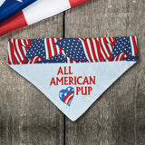 American Pup / Over the Collar Dog Bandana - Mydeye