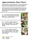 Bandana Size Chart