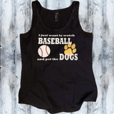 Watch Baseball & Pet the Dog/Cat Shirt