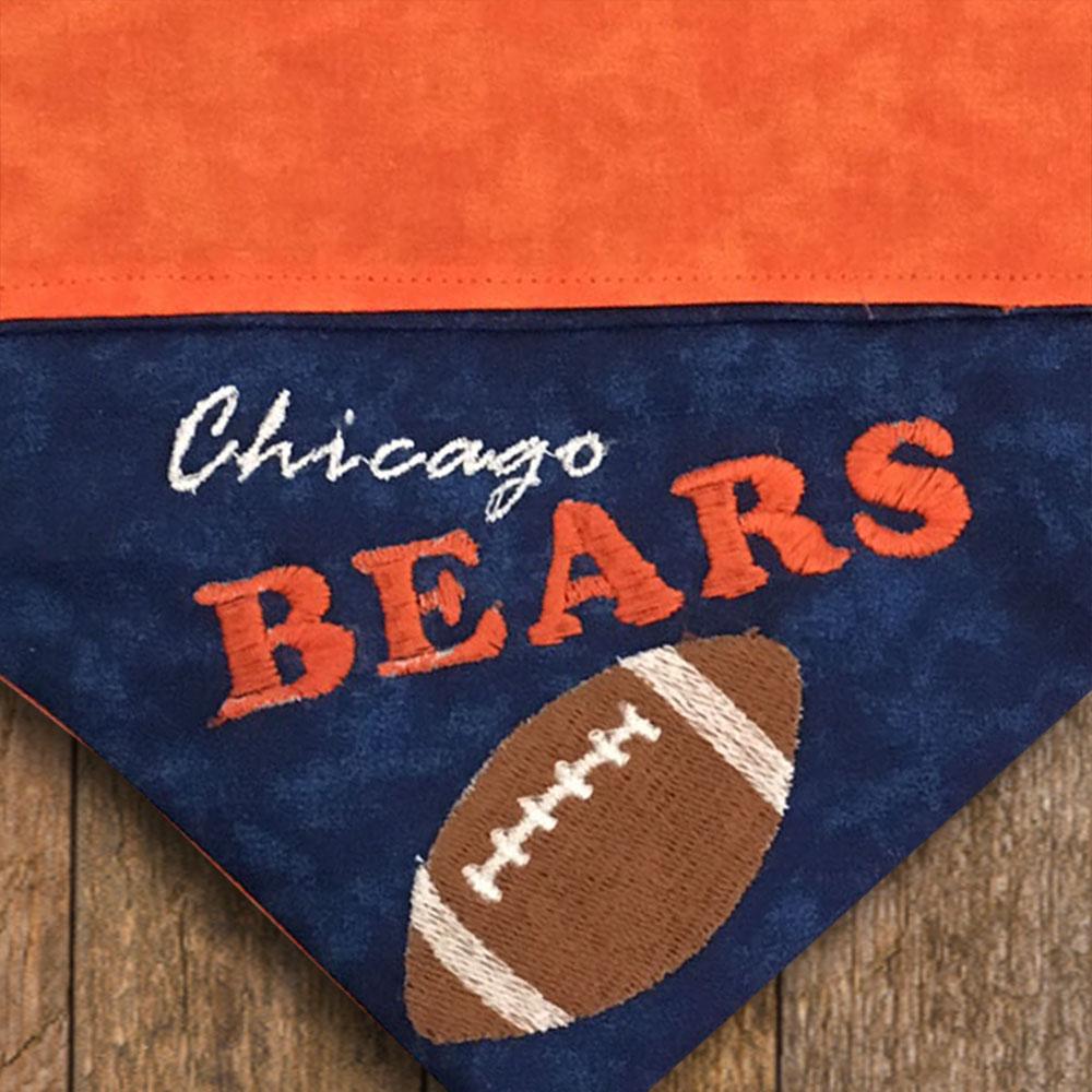 Chicago Bears / Over the Collar Dog Bandana