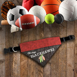 Chicago Blackhawks / Over the Collar Dog Bandana - Mydeye