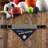 Milwaukee Brewers / Over the Collar Dog Bandana