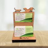 Customizable Business Card Holder / Breed Personalization