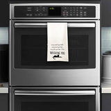 I'll be Watching You Cat Tea Towel / Cat Themed Flour Sack Cotton Towel