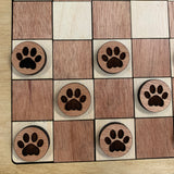 Paw Print Checkers