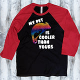 Chameleon - My Pet is Cooler than Yours 3/4 Sleeve Shirt