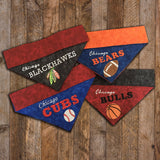 Ultimate Chicago Sports Fan - Northsiders - 4 piece set / Over the Collar Dog Bandanas