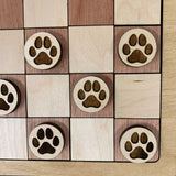 Paw Print Checkers