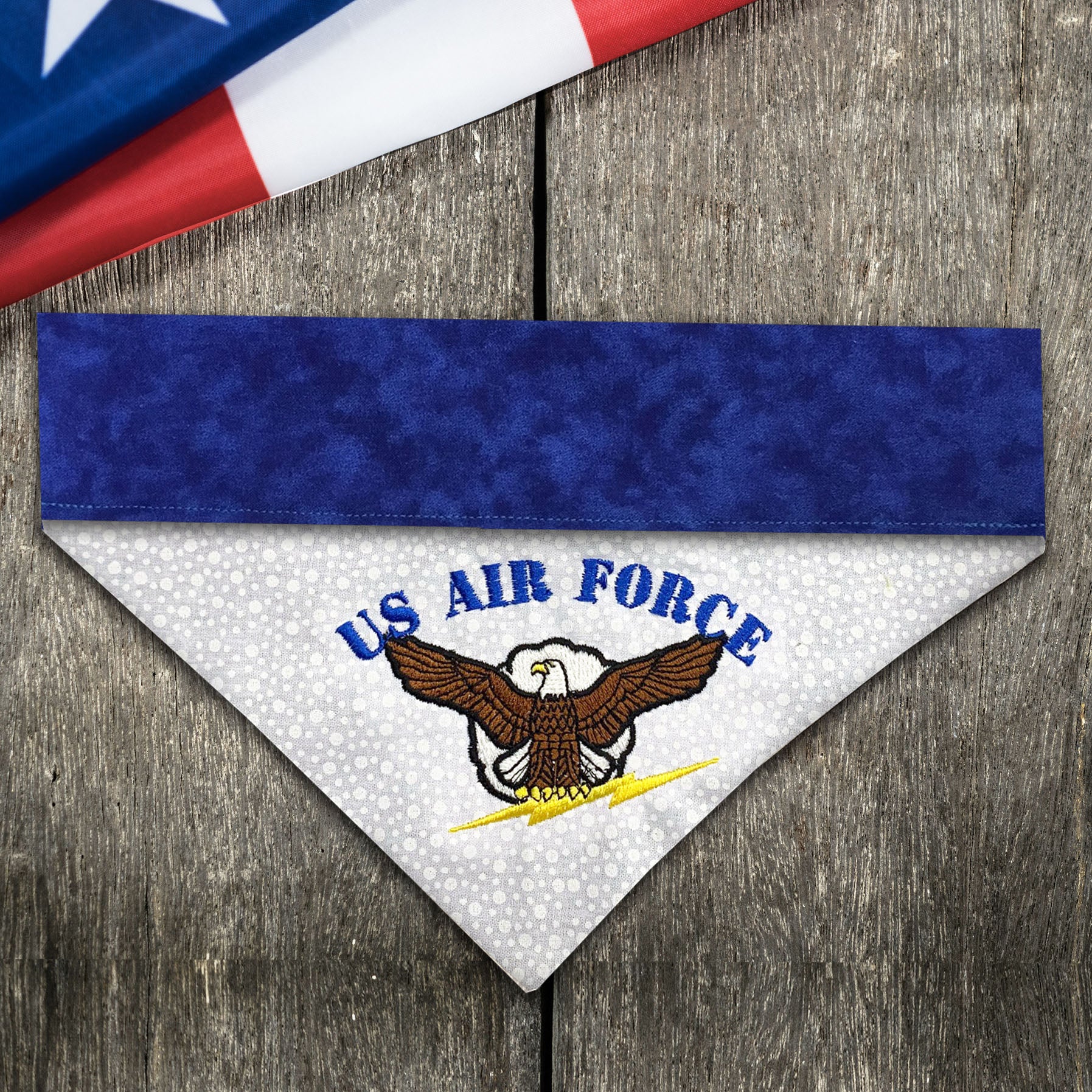 US Air Force Over the Collar Dog Bandana Mydeye