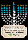 Paw Print Menorah Chanukah Shirt