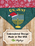 Oy Joy / Holiday Hanukkah Christmas Dog Bandana