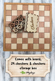 Paw Print Checkers