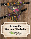 No Tricks Just Treats / Over the Collar Dog Bandana