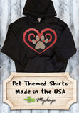Shirt - Glitter Spiral Heart