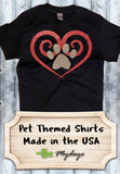 Shirt - Glitter Spiral Heart