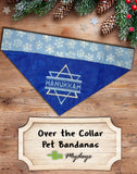 Holiday Bandana Gift 6 - Pack / Over the Collar Dog Bandanas Pack #3