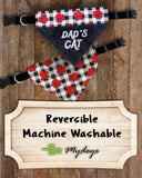Dad's Cat / Over the Collar Dog Bandana