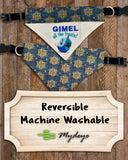 Gimel All the Treats Dog Bandana / Hannukah Over the Collar Dog Bandana