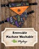 Happy Howl-oween! / Over the Collar Halloween Dog Bandana