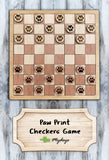 Paw Print Checkers