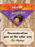 Samhain Blessings / All Hallows Eve Dog Bandana