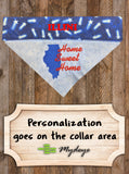 Home Sweet Home States / Over the Collar Dog Bandana