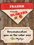 Nebraska Cornhuskers / Over the Collar Dog Bandana