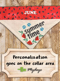 Summer Time Watermelon / Over the Collar Dog Bandana