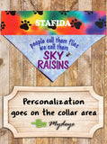 Sky Raisins / Over the Collar Dog Bandana