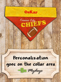 Kansas City Chiefs / Over the Collar Dog Bandana