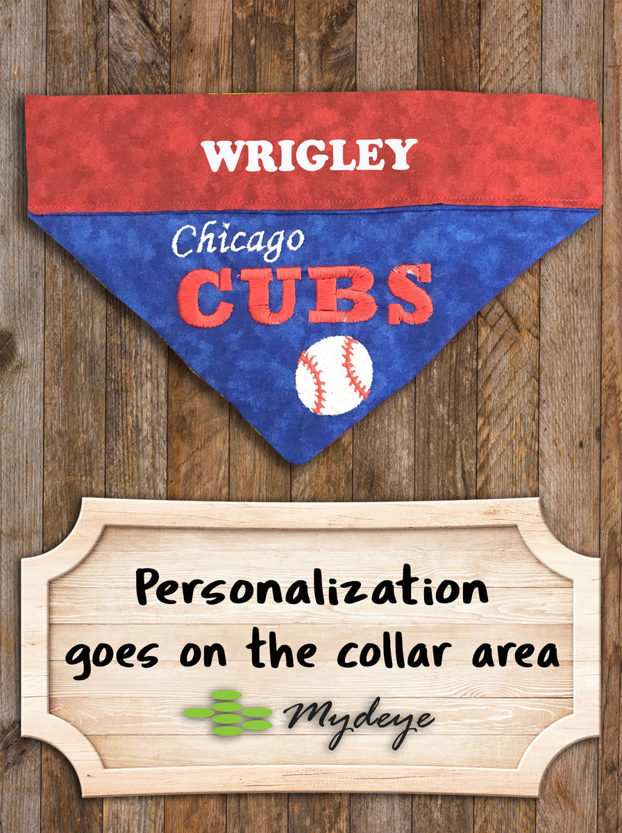 Chicago Cubs / Over the Collar Dog Bandana – Mydeye